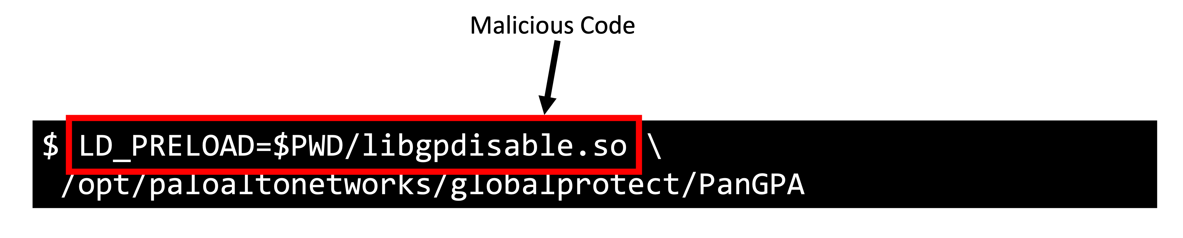 LD_PRELOAD example attacker