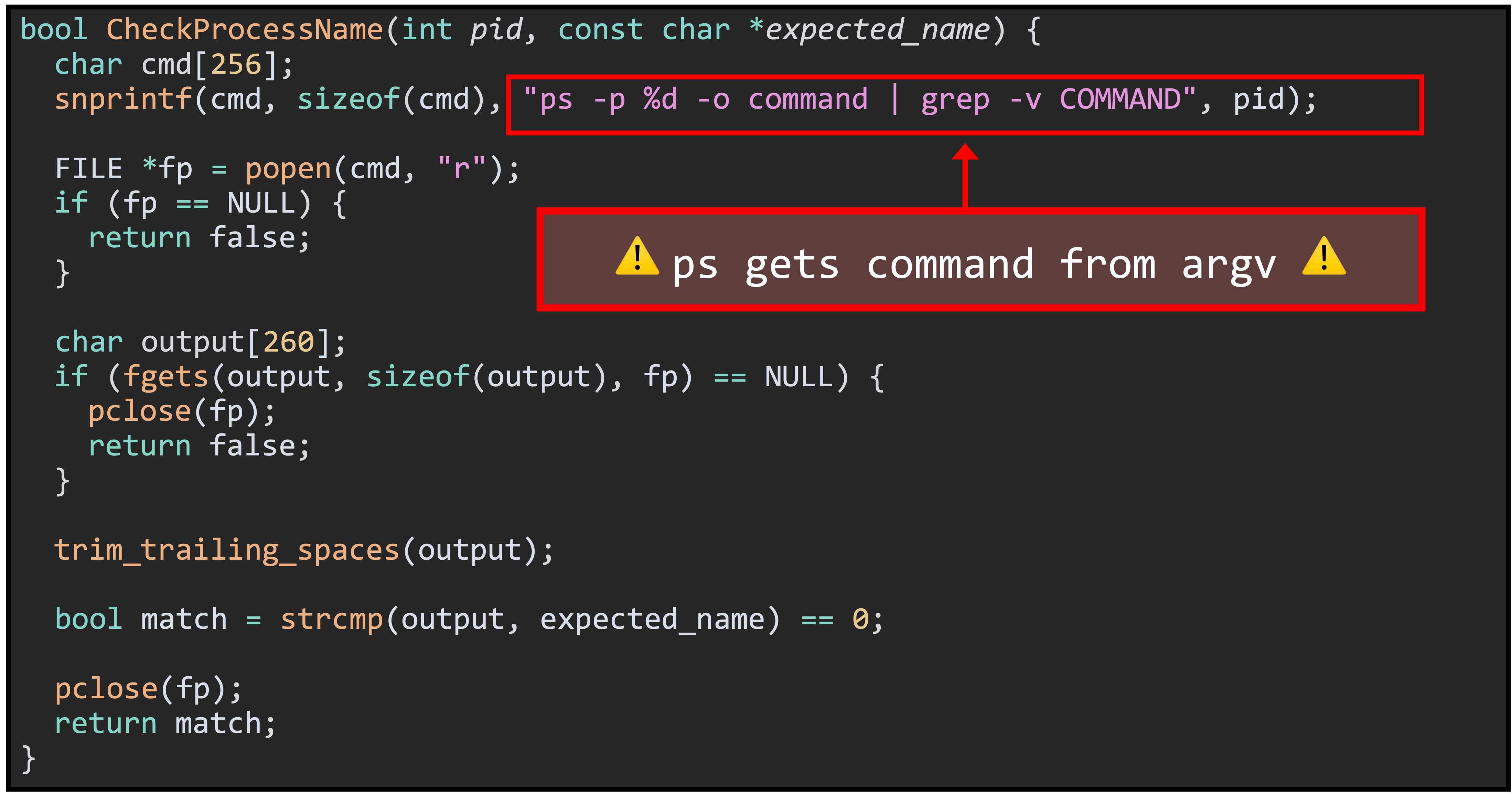 CheckProcessName Function